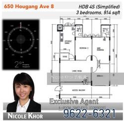 Blk 650 Hougang Avenue 8 (Hougang), HDB 4 Rooms #120869392